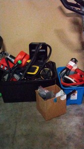 2 totes and a box