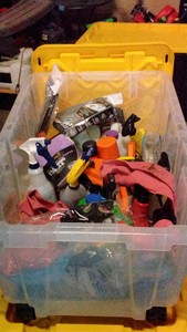 Yellowclear tote