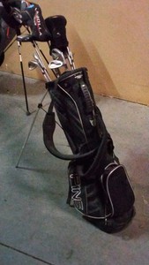 Black golf bag