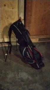 MAXFI Black and red golf bag