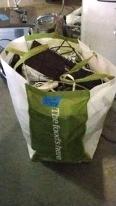 bag of electronics