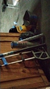 assortment of garage items