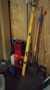 assortment of work shop item