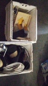 power straps and painting supplies