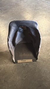 black lawn mower bag