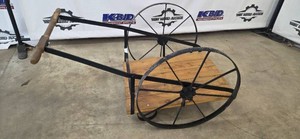 Two wheel wooden cart