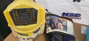 Frabill bait bucket and flotation vest