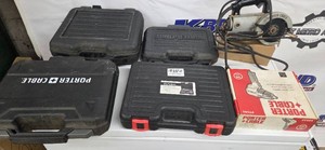 Assorted tools and nailers
