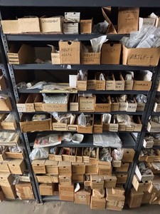 Military Aviation Connector Assortment & Shelving Unit Mixed Lot