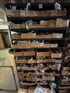 Bendix Aviation Engine Harness & Electrical Components Mixed Lot With Shelving