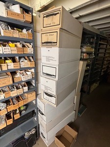 Empty Cardboard Storage & File Boxes