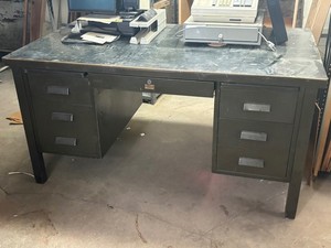 Allsteel Metal Office Desk
