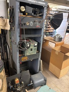 Vintage Aviation Instrument Test Stand in Bud Box