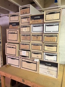 Empty Cardboard Storage File Boxes - Assorted Sizes