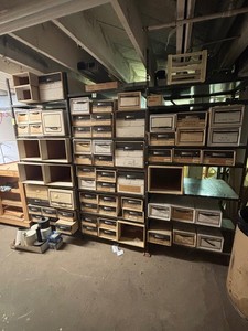 Storage Boxes & Steel Shelving Mixed Lot