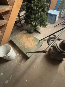Rolling Wooden Platform Cart