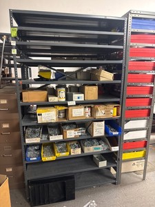 Metal Shelving Units - 2x 72 X 4 X 18, 1x 74 X 42 X 18 (Lot of 3)
