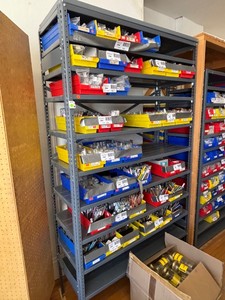Metal Shelving Unit - Empty with No Contents