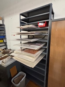 Metal Shelving Unit - Contents Not Included