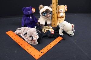 Ty Beanie Babies Plush Animal Assortment (Lot of 5)