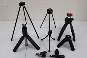Camera Mini Tripod Assortment With Mounting Accessories (Lot of 6)