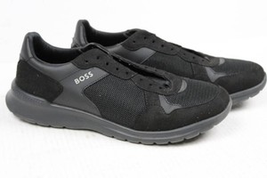 BOSS 5031426 Black Textile Sneakers Size EU 42