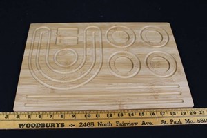 Bamboo Beading Board With Necklace & Bracelet Layout Guides