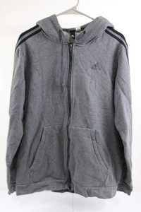 Adidas BR3227 Gray Full-Zip Hoodie