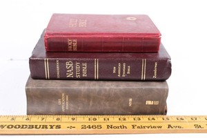 Zondervan NASB, Life Application & Holy Bible Collection (Lot of 3)