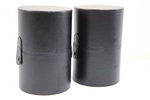 Morphe Black Cylindrical Cosmetic Storage Containers (Lot of 2)