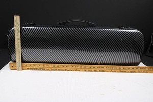 Carbon Fiber Pattern Hard Shell Case With Hygrometer