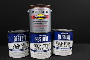 Rust-Oleum Restore Deck Start & Professional Enamel 4-Can Mixed Lot