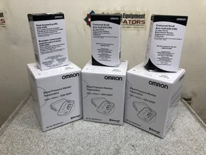 86772 (3x) - Lot of 3x NEW Omron HEM-9200T Blood Pressure Monitors with CD-CS9 Small Contoured Arm Cuffs