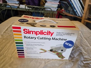 Simplicity Rotary Cutting Machine with Adjustable Guide and Foot Pedal - New