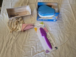 Dritz Better Bobbin Thread Winder, Hamilton Beach Shear Delight Electric Scissors, Sewing Basket Magnetic Pin Wand