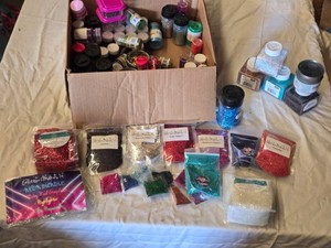 Lot of various glitters including Sulyn Sparkling Glitter and Glitter Makes It Bundle