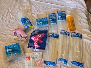 Lot of Assorted Glue Guns and Mini Glue Sticks