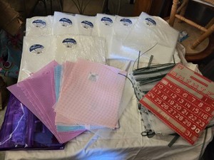 Plastic Craft Canvas Sheets Assortment Lot
