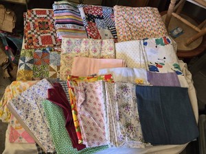 Lot of Various Fabrics and Patterns
