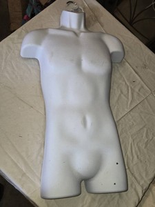 Male Mannequin Torso Display Form with Hook