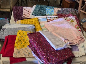 Lot of Fabric and Textiles