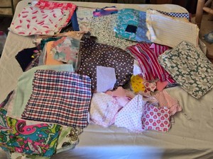 Lot of Quilting Fabric Squares