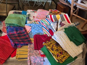 Lot of Various Fabric Pieces