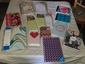 Assorted Notebooks, Journals, and Notepads