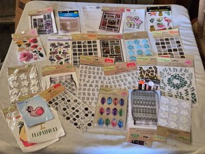 Lot of Various Crafters Square Stickers and Transfers