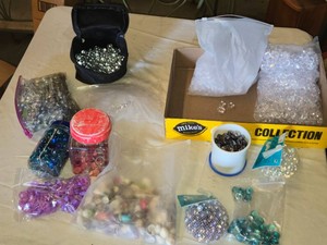 Lot of Assorted Decorative Marbles and Stones