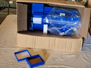 Plastic Microscope Slide Boxes with Cork Inserts and Labels