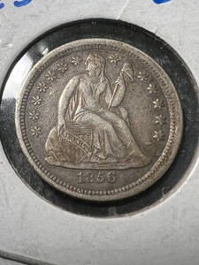 1856 US SEATED LIBERTY DIME