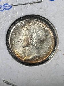 1945-D US MERCURY DIME BU
