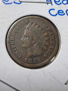 1885 US INDIAN HEAD CENT